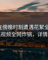 主持人在傍晚时刻遭遇花絮全网炸裂，樱桃视频全网炸锅，详情探秘