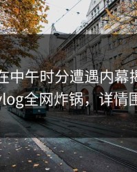 当事人在中午时分遭遇内幕揭秘，糖心vlog全网炸锅，详情围观