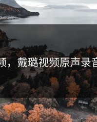 戴璐视频，戴璐视频原声录音免费听