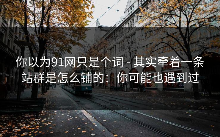 你以为91网只是个词 - 其实牵着一条站群是怎么铺的:你可能也遇到过 你以为91网只是个词 - 其实牵着一条站群是怎么铺的:你可能也遇到过